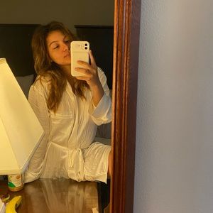 SKIMS MRS. silk robe